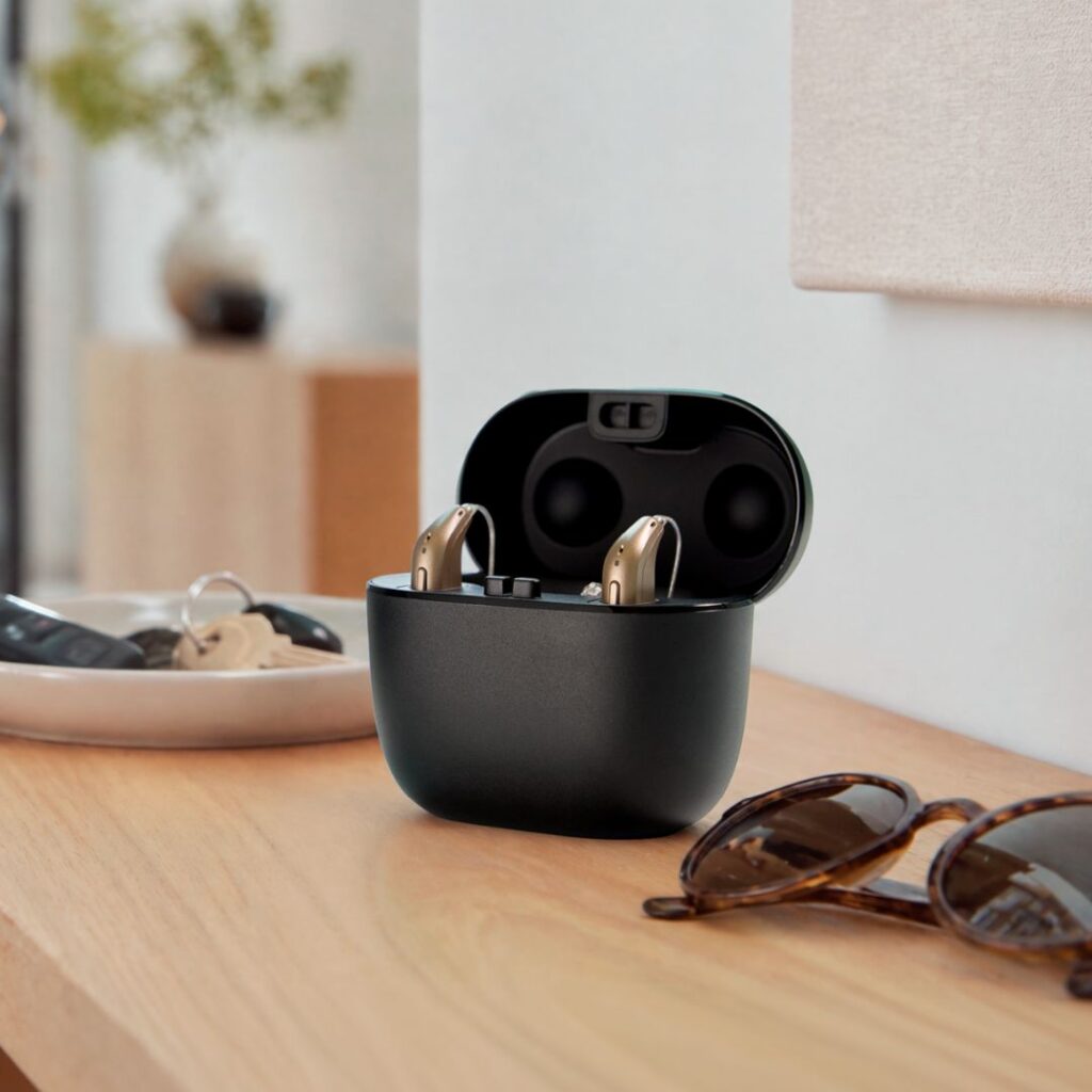 storing hearing aids